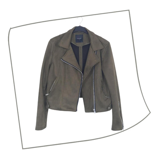 Jacket | Women Medium Green Crop Bolero Top