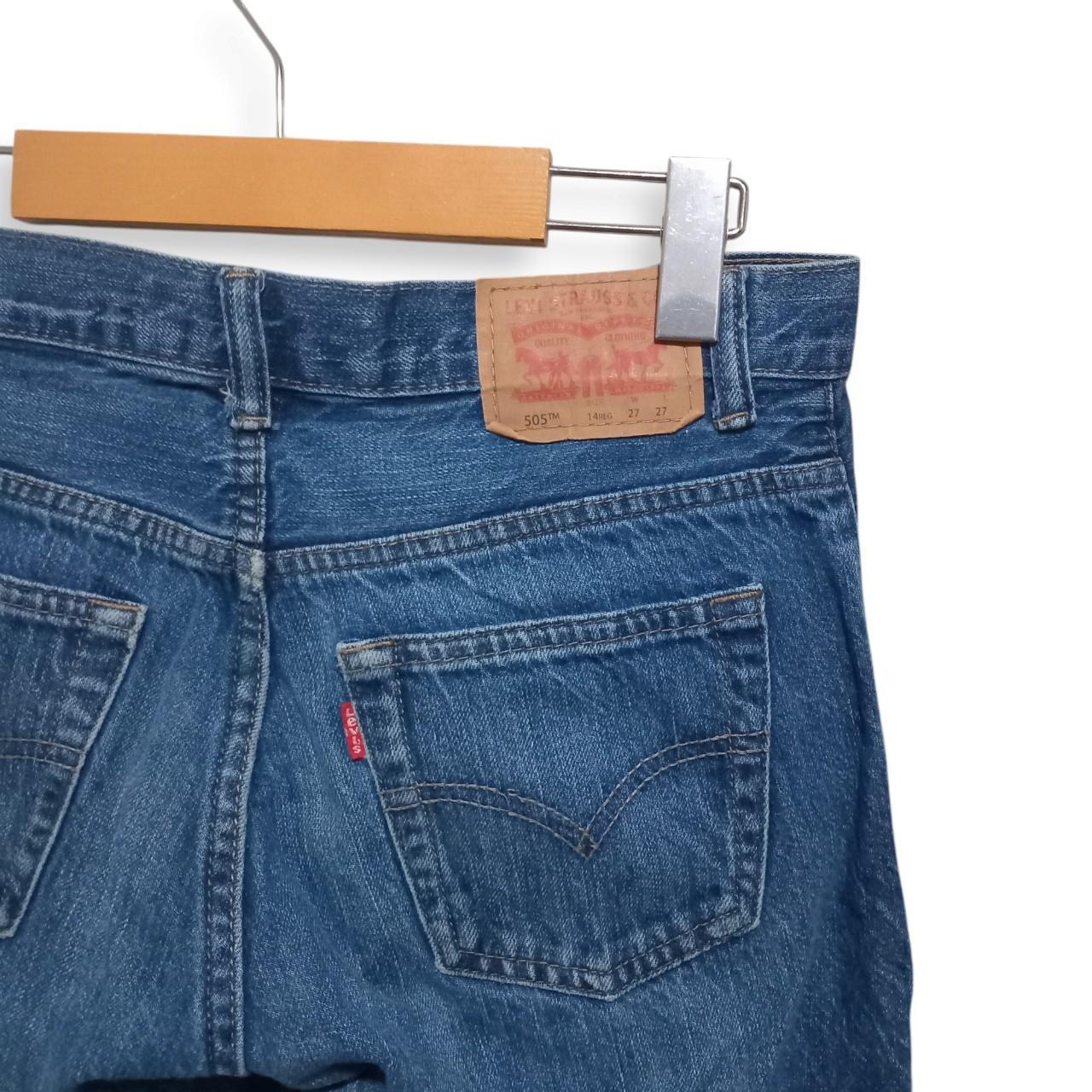 Jeans | Unisex Women UK8 Men XS Levi's 505 Capri Style