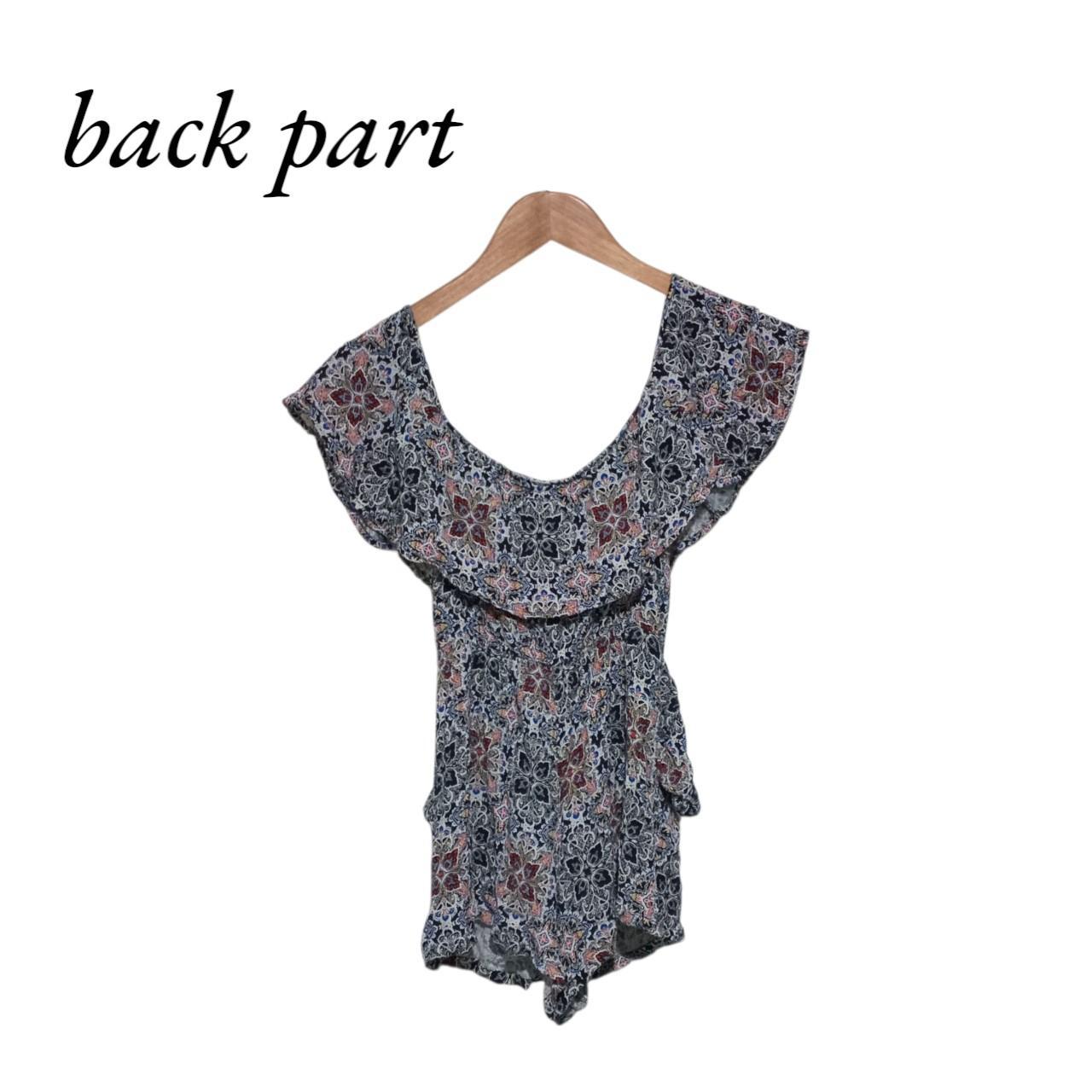 One-piece | Women Butterfly-Floral Sleeveless Romper with Pockets XS