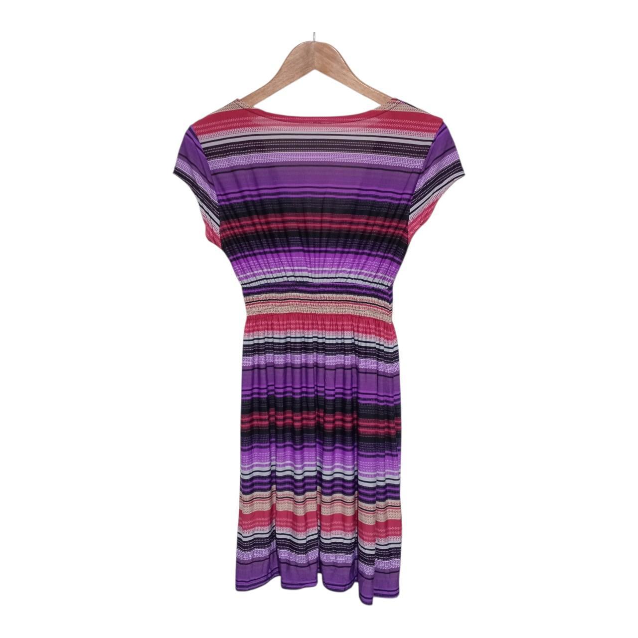 Dress | Women Small to Medium Multicolor Horizontal Stripes