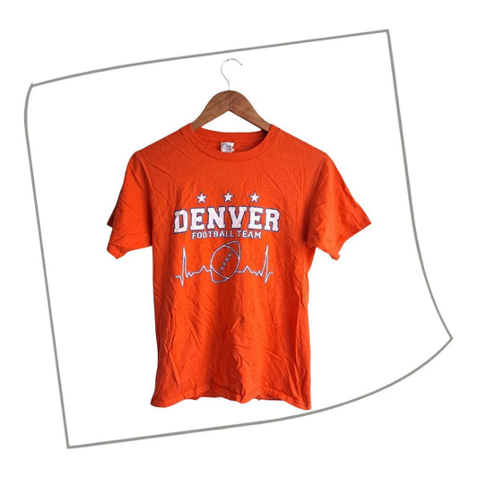 T-shirt | Women XS Size 8 Orange Denver Football Shirt