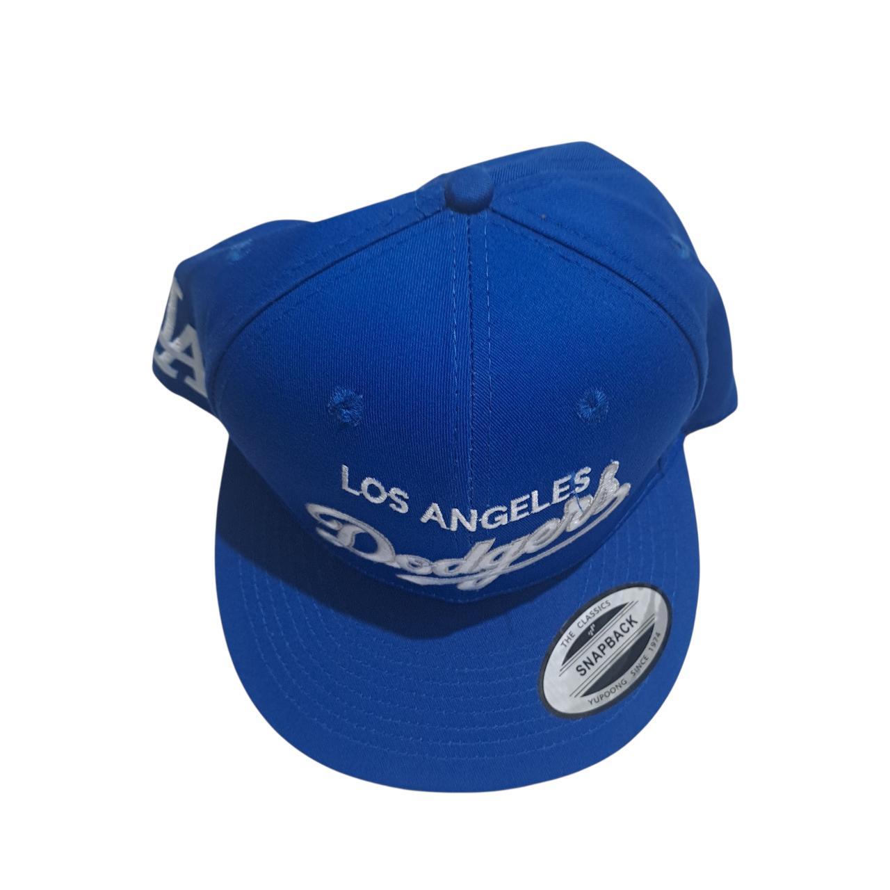 Headgear | Los Angeles Dodgers Classic Font Blue Snapback Cap