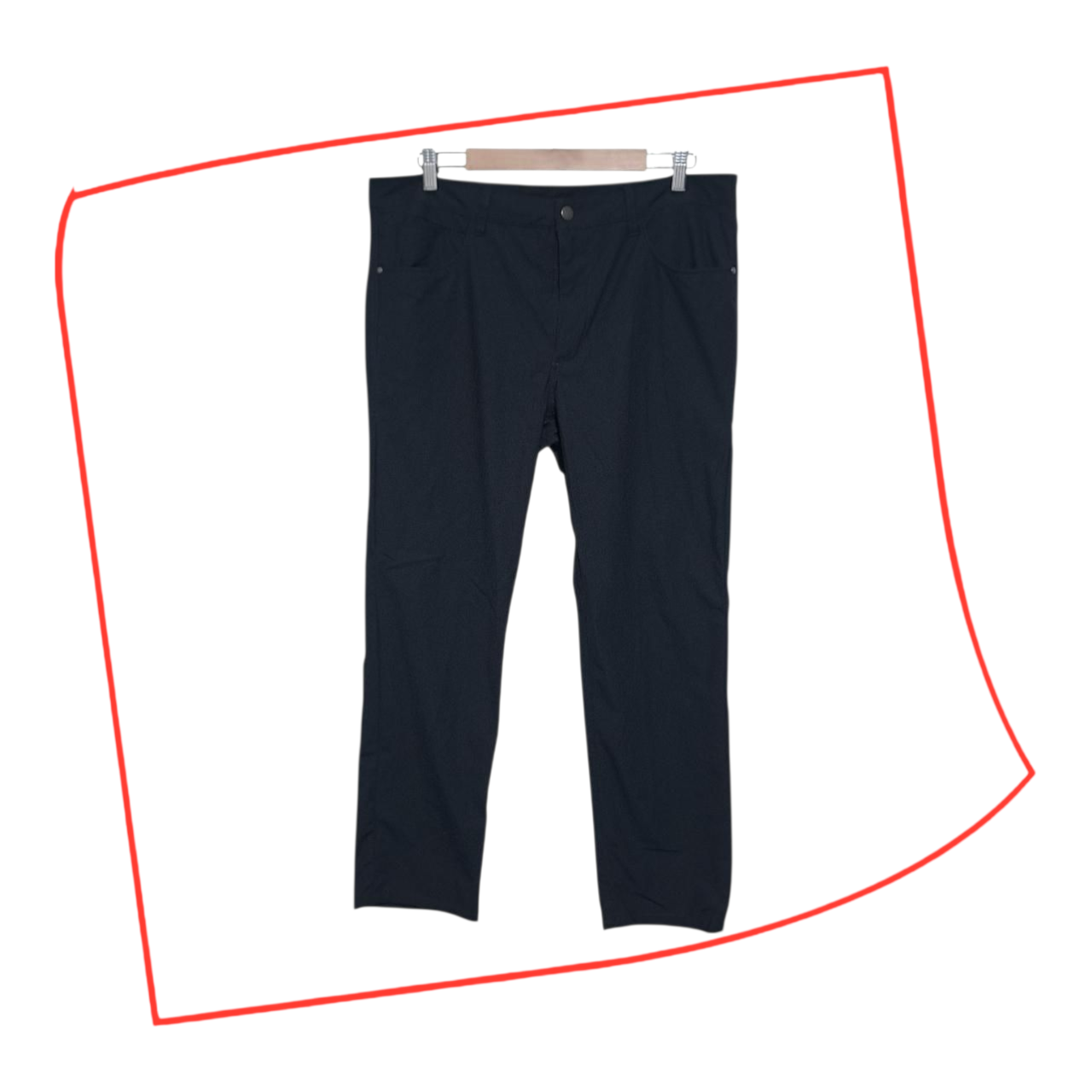 Trousers | Unisex Black Slacks 36W x 30L UK Size: 16 Women 40 Men