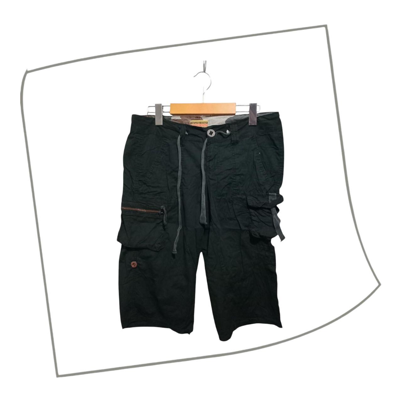 Shorts | Unisex Men Small Women Medium Black Cargo Short Pants