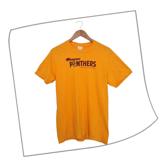T-shirt | Men Small Women Medium Pomeroy Panthers Yellow Shirt