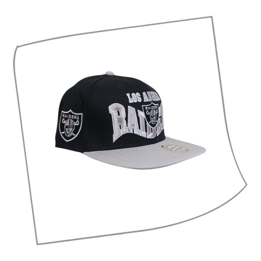 Headgear | Los Angeles Raiders Black Grey Snapback Cap