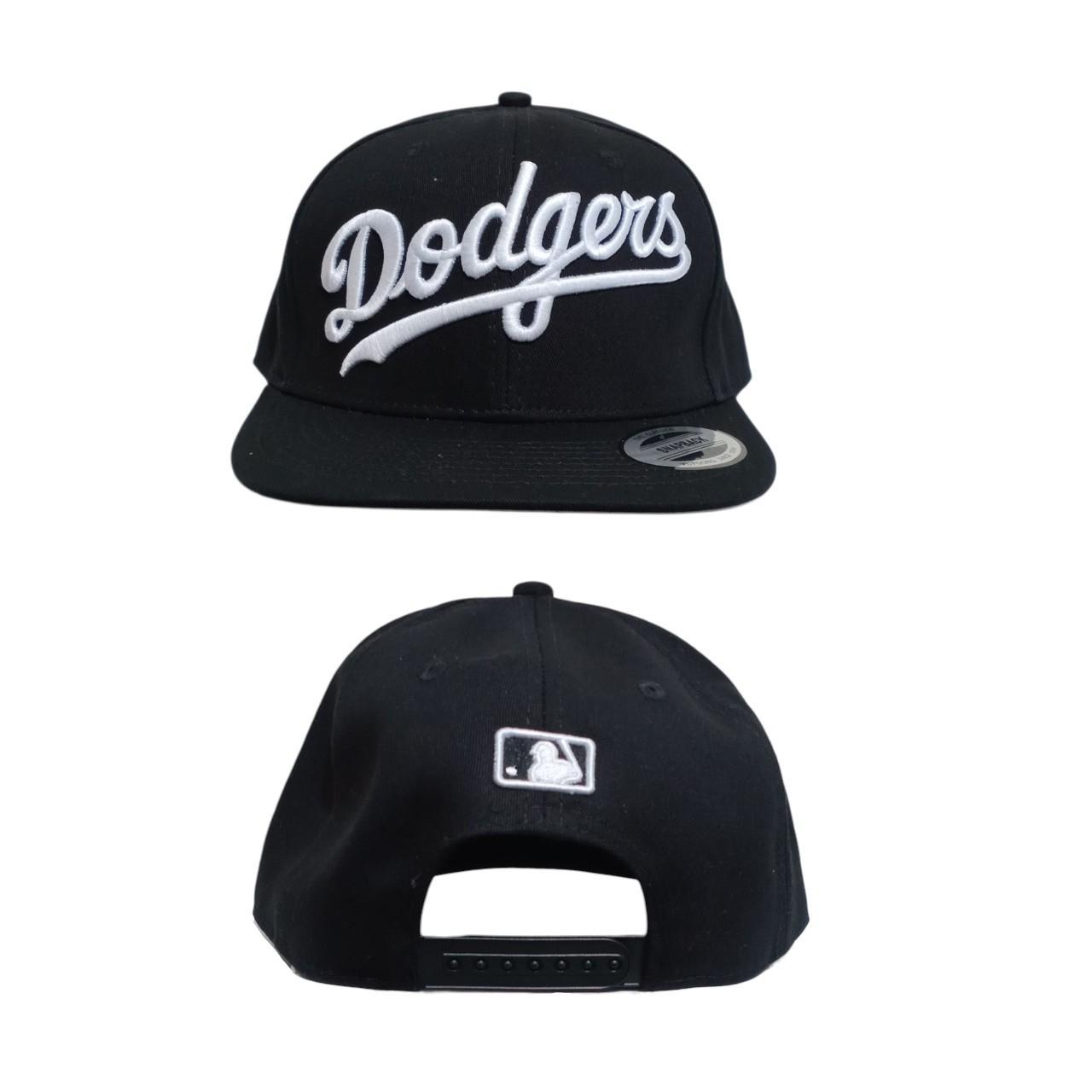 Headgear | LA Dodgers Unique Black & White Snapback Cap