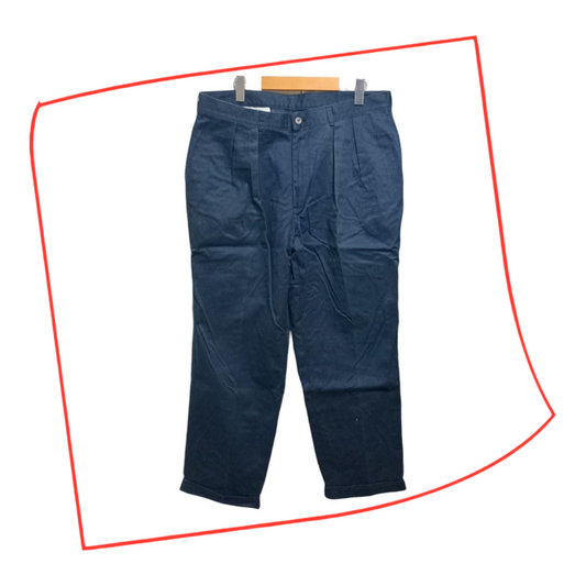 Trousers | Unisex Medium to Large Navy Slacks Classic Fit