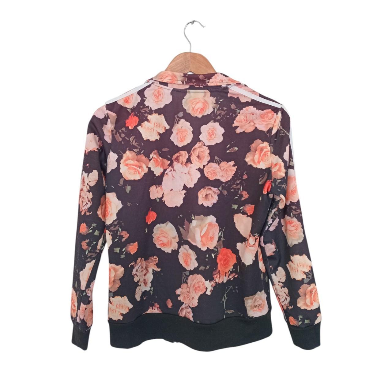 Jacket | Women Small Floral Zip-up Jumper