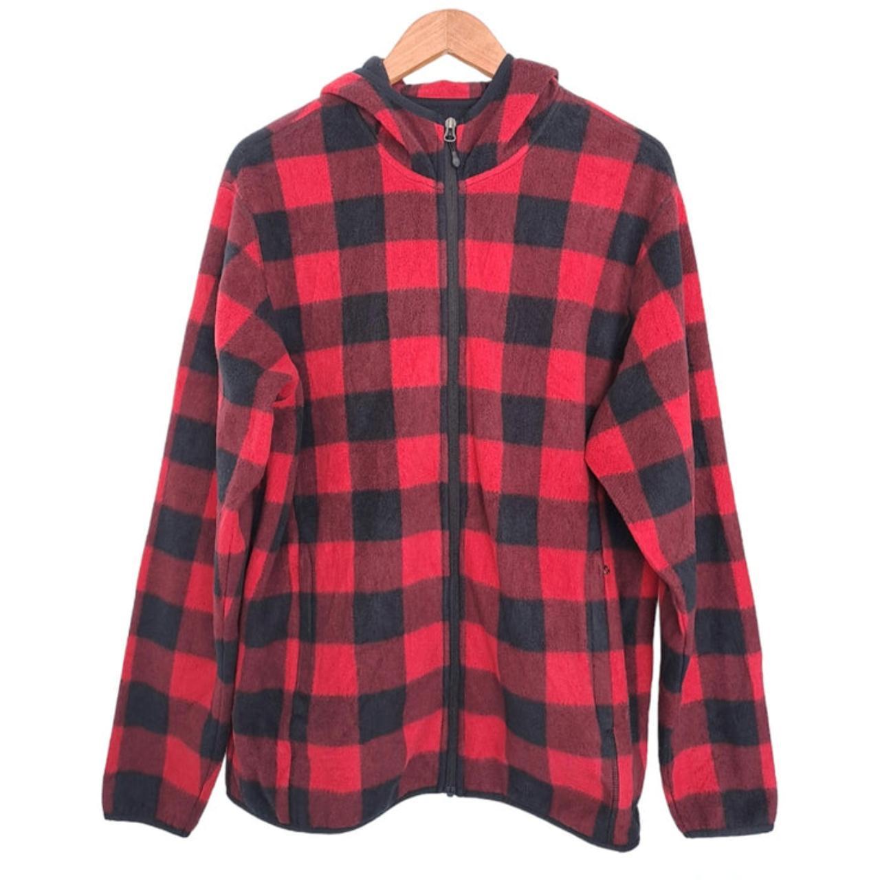 Hoodie | Men Large Women Size 18 Checkered Top