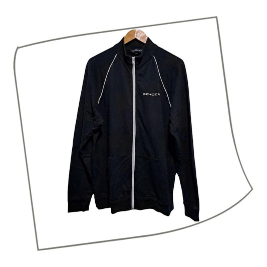 Jacket | Men Large Women XL Black Space X Zip-up