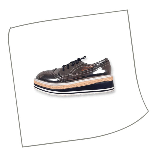 Footwear | Women UK2 Metallic Coloured Brogues