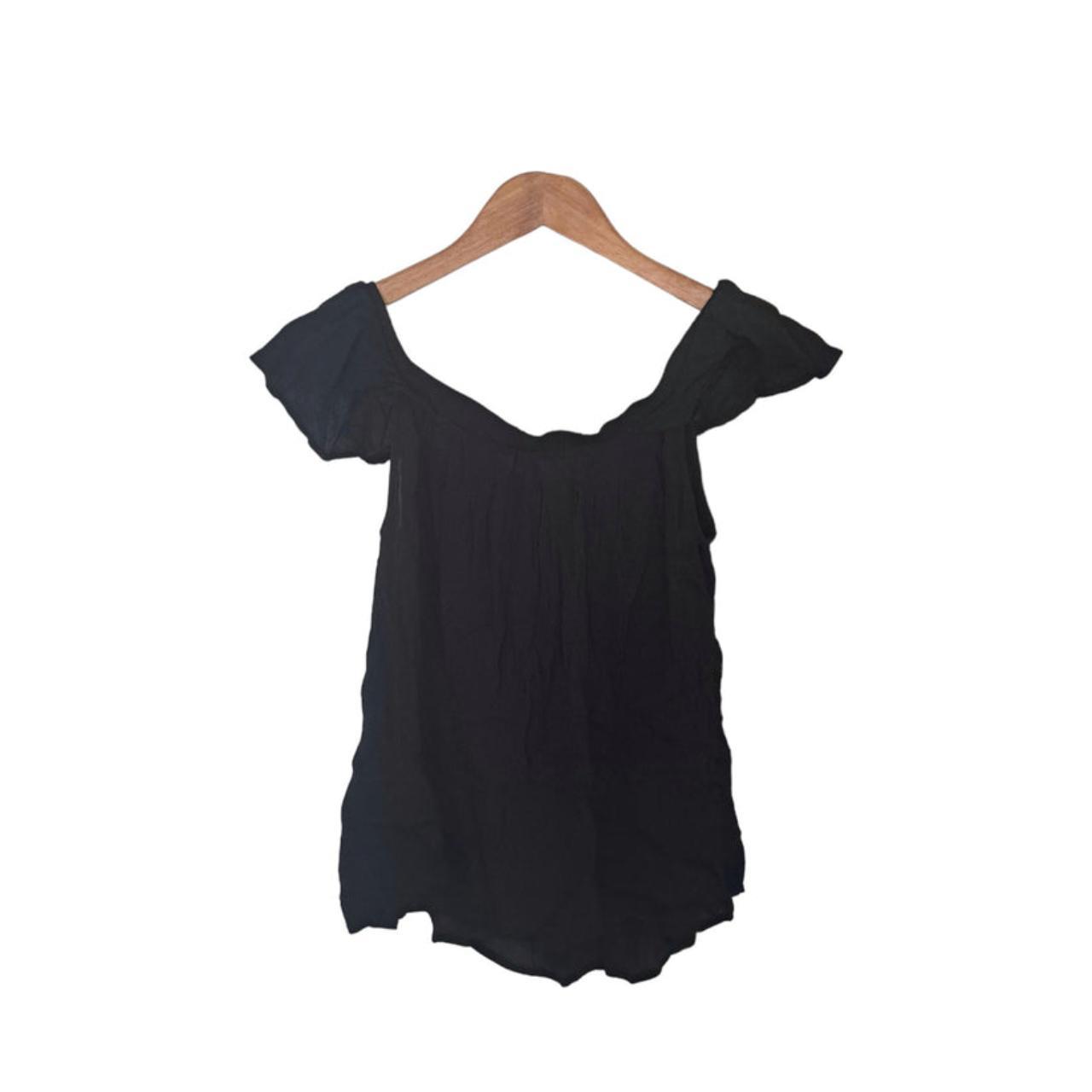 Blouse | Women Medium UK12 Black Cute Top