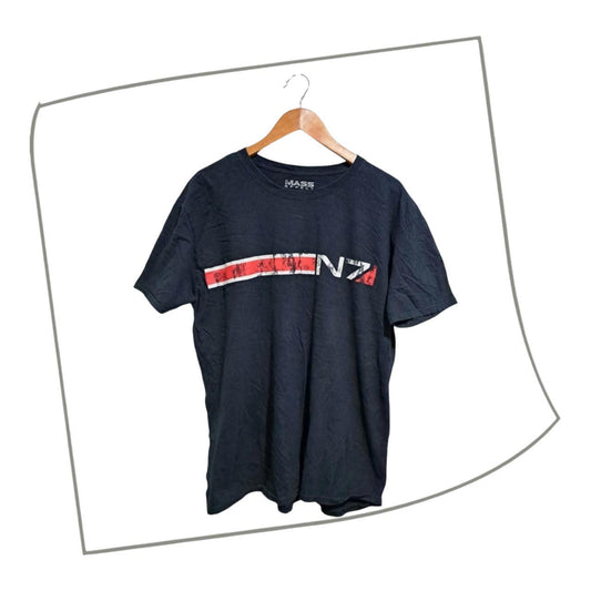 T-shirt | Men XL Black Cotton Gaming Shirt