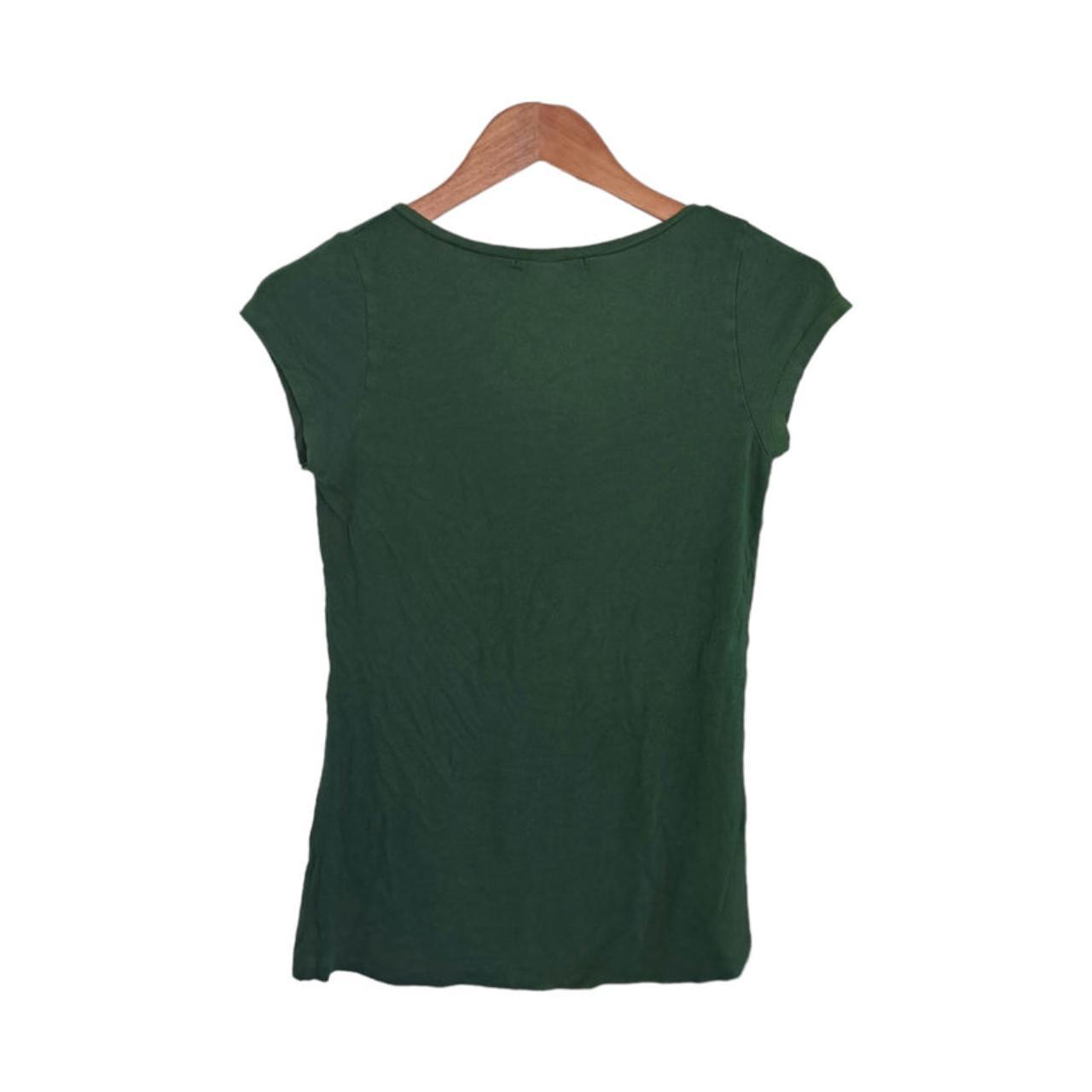 T-shirt | Women XXS Green Comfy Elastic Cotton