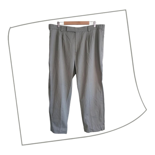 Trousers | Men’s XL Light Green / Grey Baggy Slacks