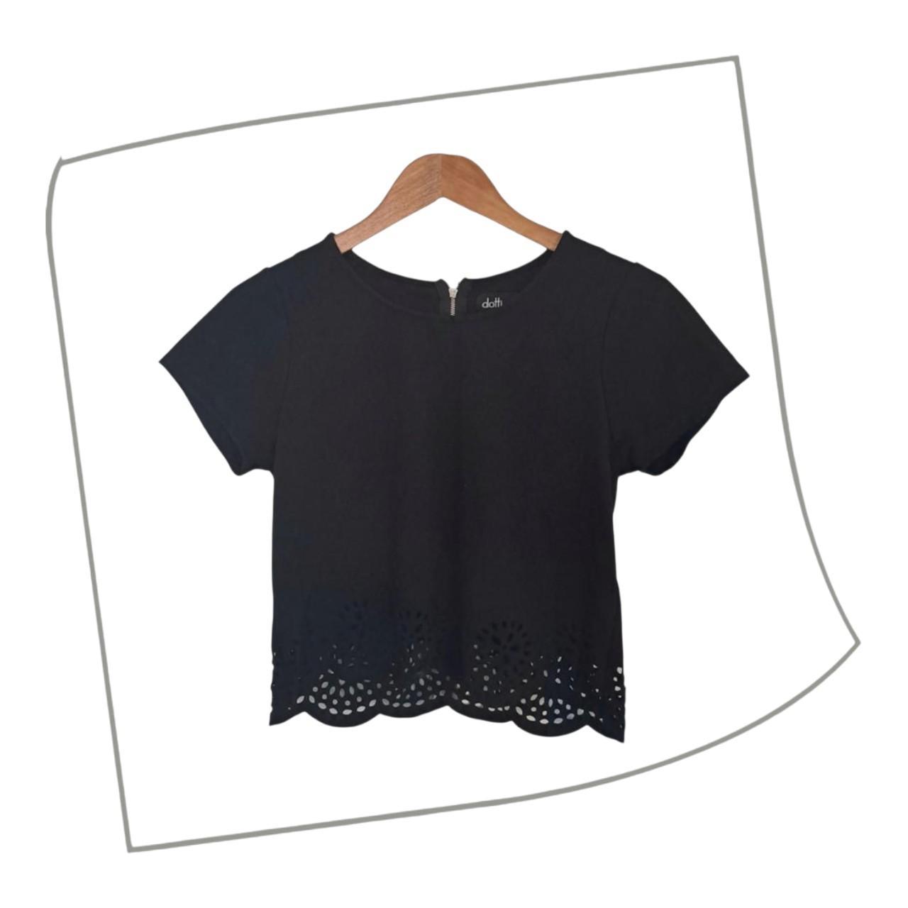 Crop Top | Women Small Size 10 Black Top