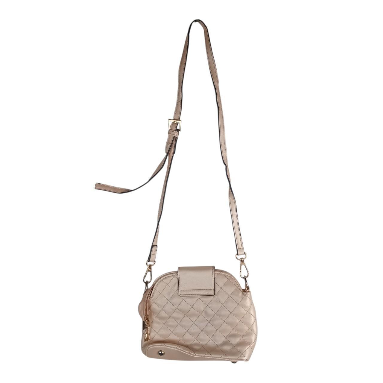 Bag | Women Shiny Pink Chic Quilted Crossbody