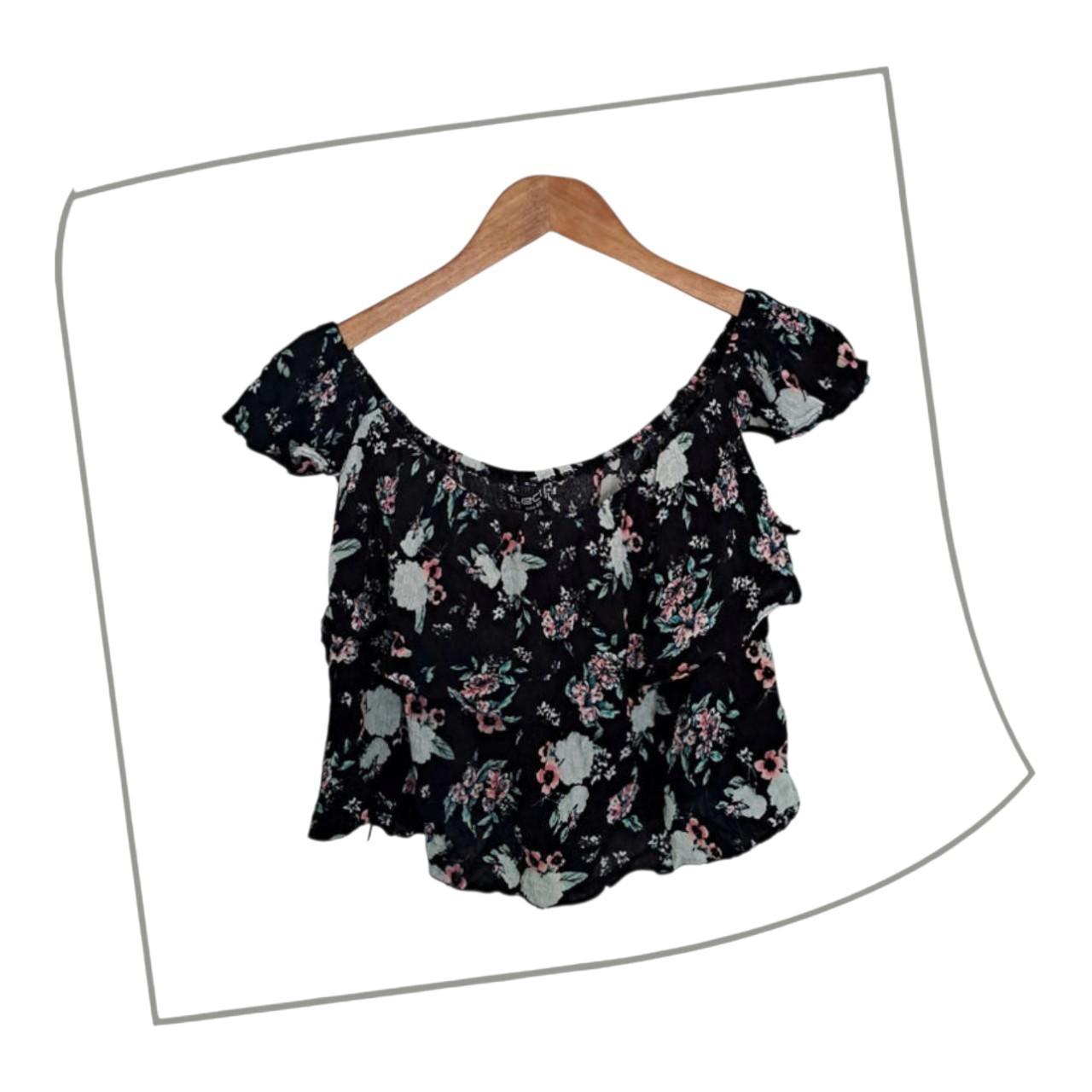 Blouse | Women Medium UK12 Off-The-Shoulder Crop Top