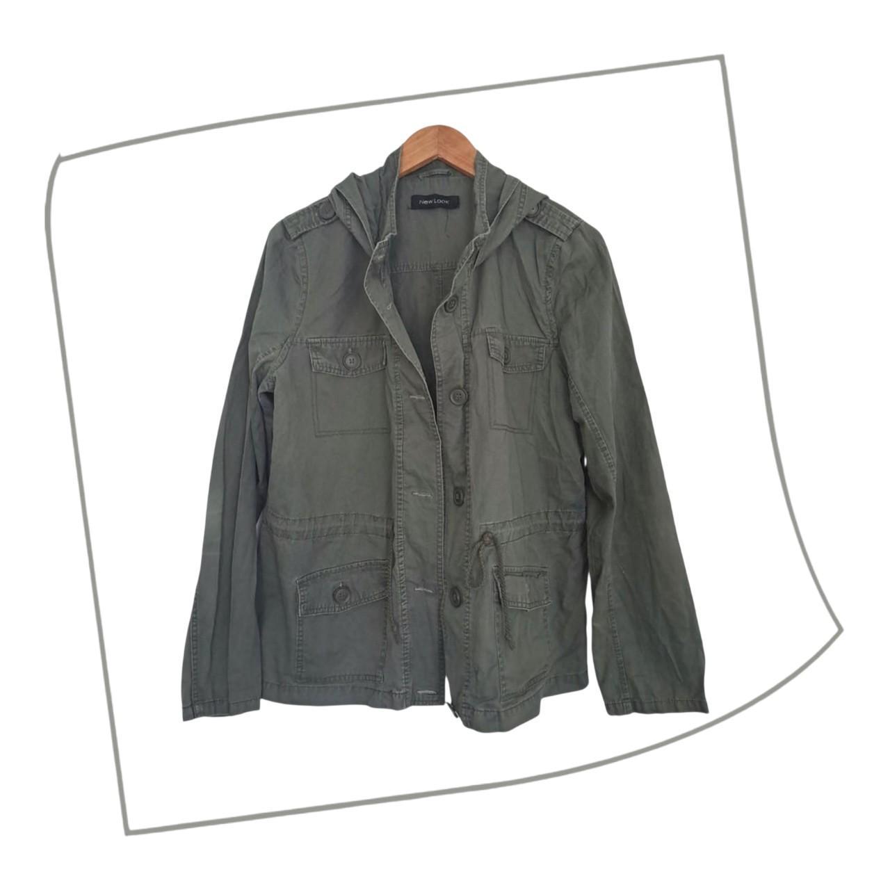 Jacket | Women Large Green Camouflage With Hood