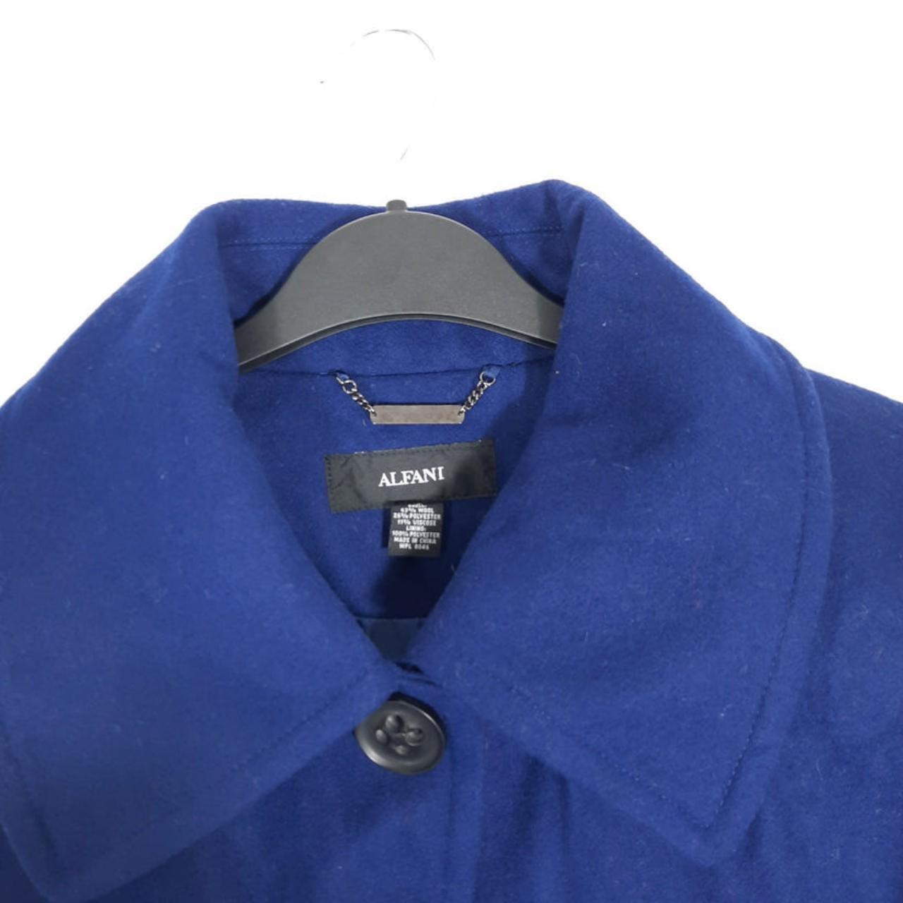 Coat | Women Blue Wool Size 12 Medium