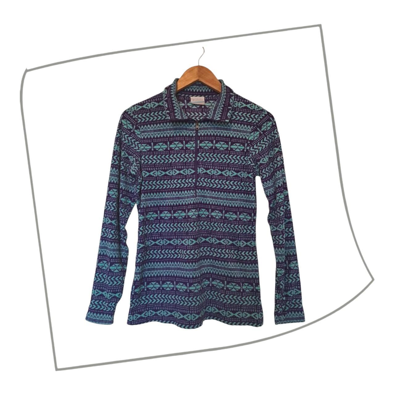 Jumper | Women Small Sportswear Women's Patterned Quarter-Zip Fleece Top