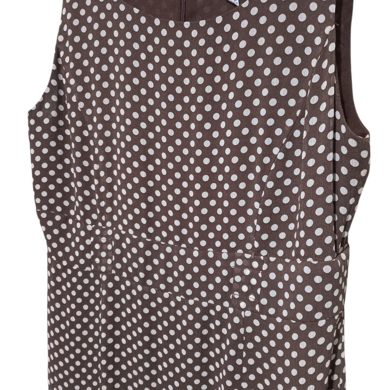 Dress | Women Medium Polka Dots Brown Midi Dress