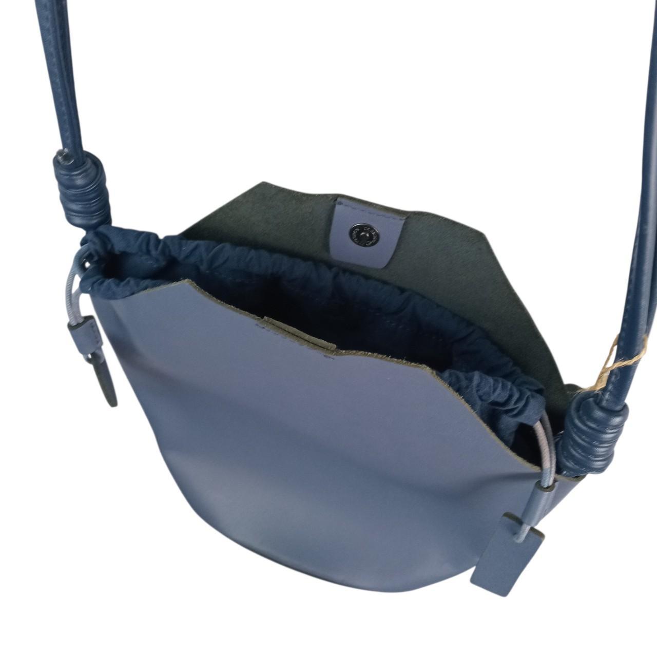 Bag | Women's Stylish Slate Blue Geometric Bucket Bag