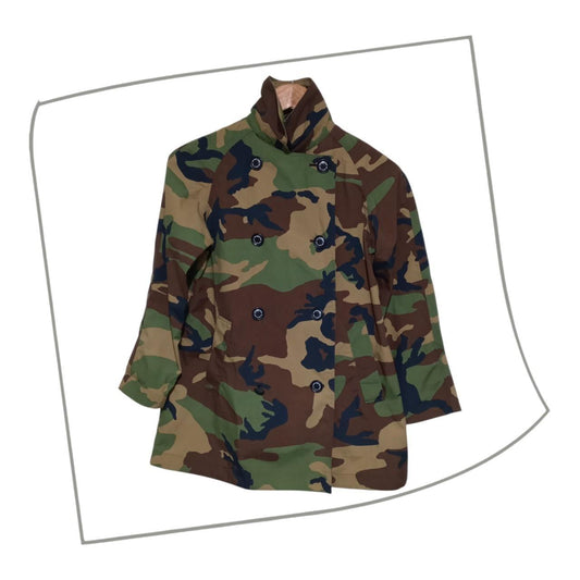 Jacket | Women Size 8 Men XS North Face Camouflage Water Resistant Coat