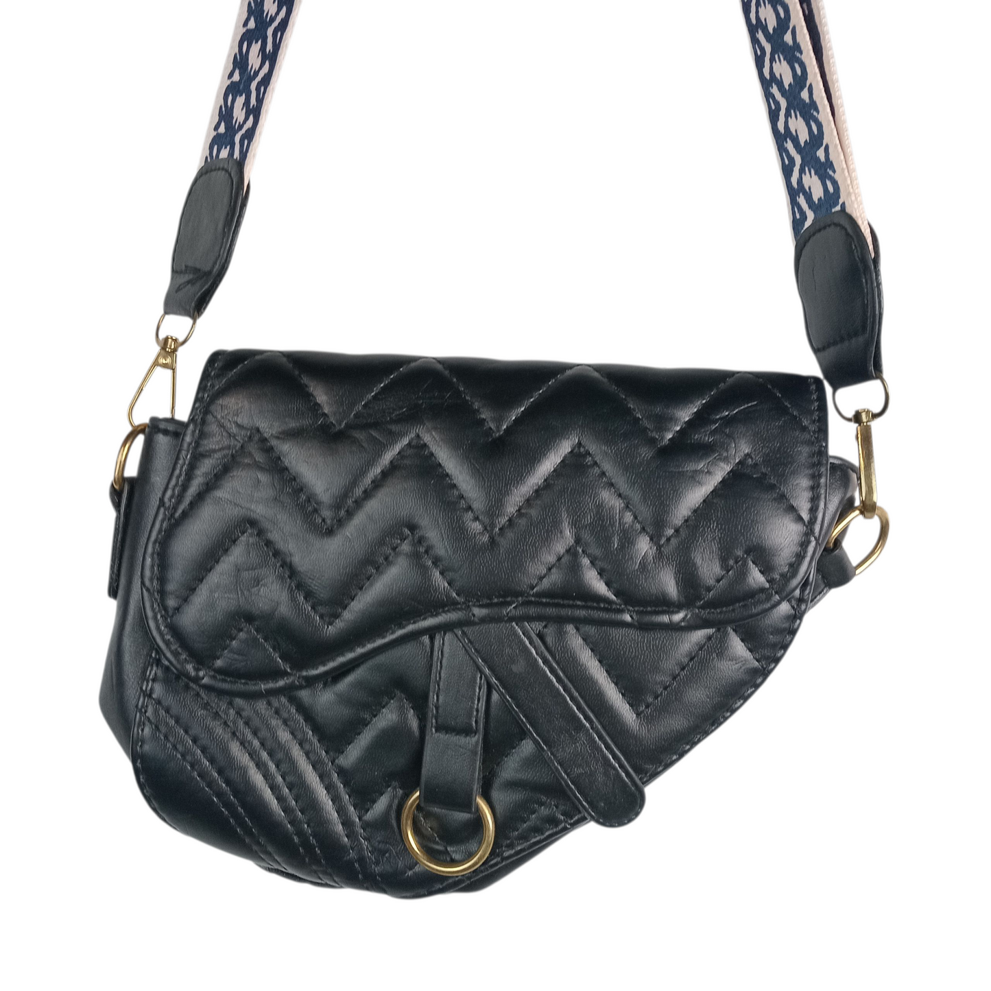 Bag | Women Chic Quilted Crossbody Bag with Two Detachable Straps
