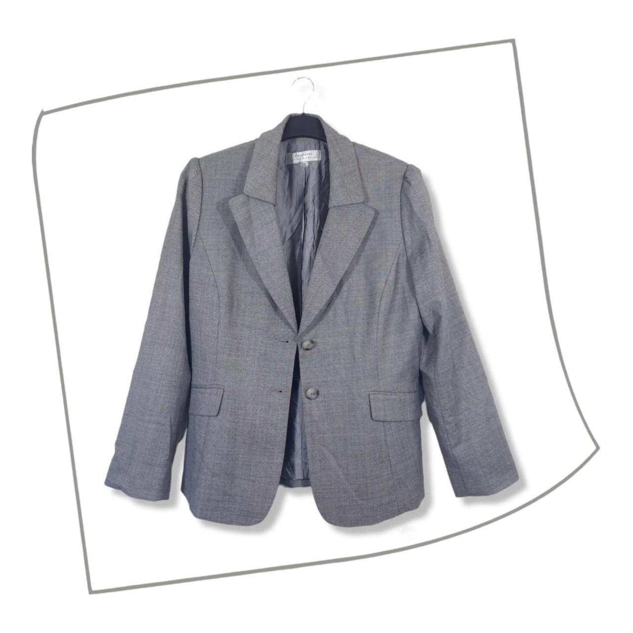 Blazer | Women Medium Grey Vintage Jacket