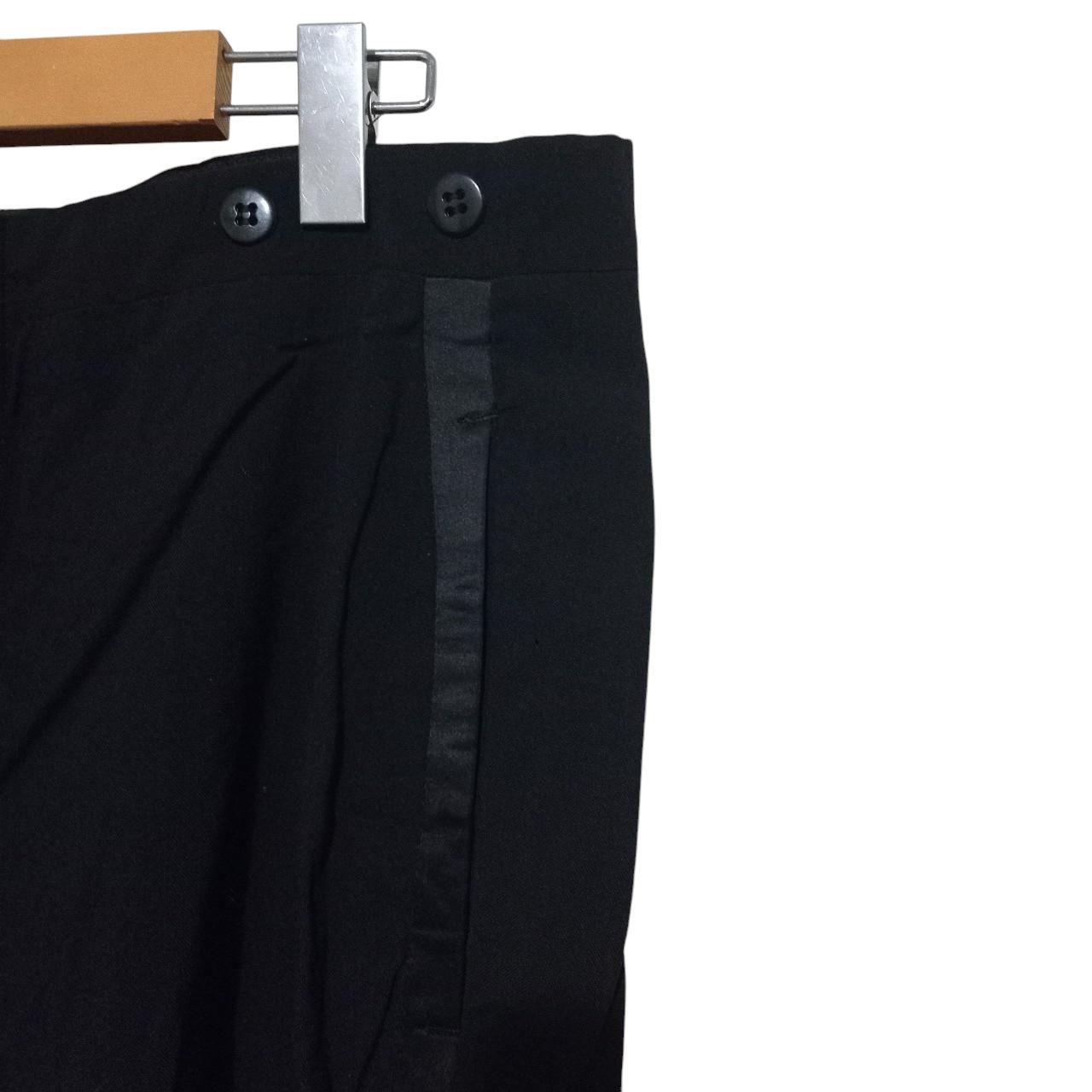 Trousers | Men Medium Black Relaxed Fit With Side Stripes
