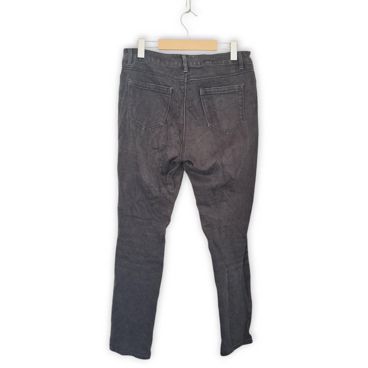 Jeans | Women Medium UK12 Vintage Black Grey Zip Fly