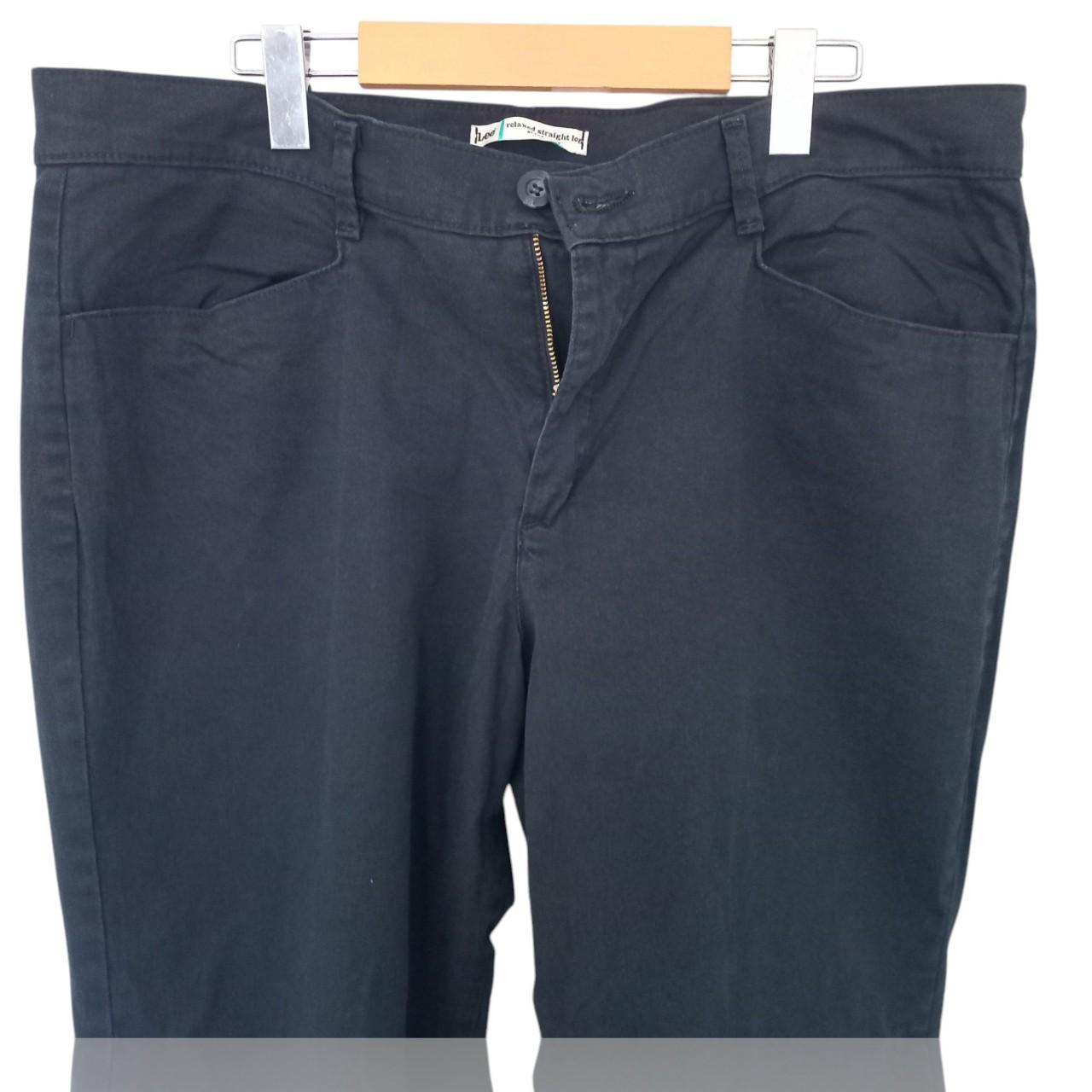 Trousers | Women 16W Medium Lee® Black Relaxed Fit Pants