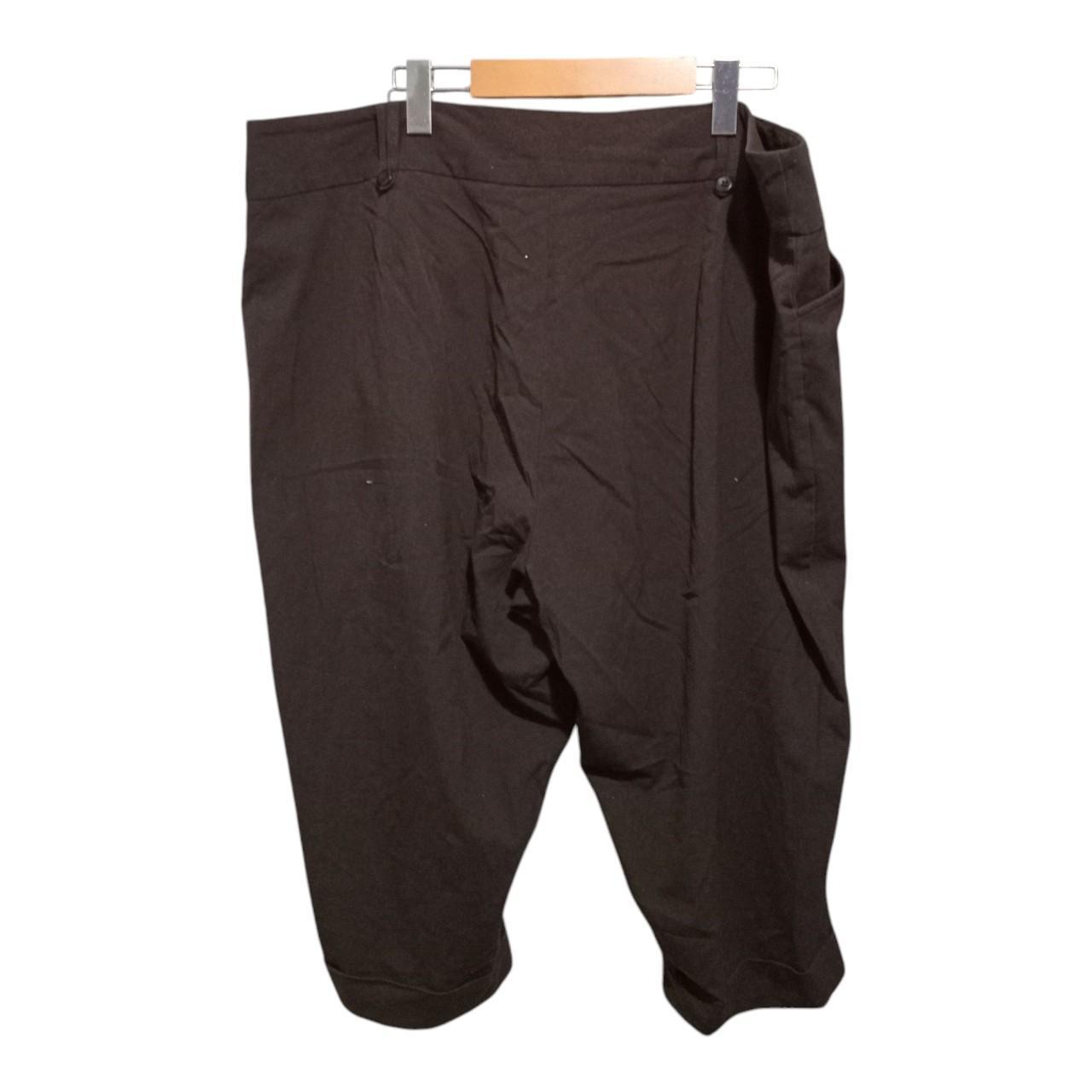Trousers-Capri | Women XXL Dark Brown Soft Pants