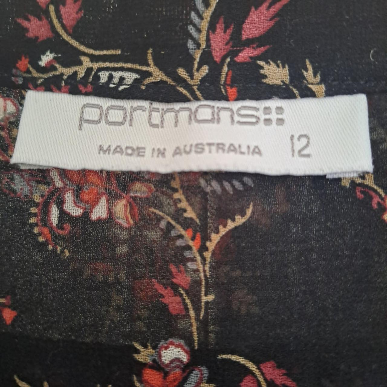 Blouse | Women Medium UK12 See Through Floral Top