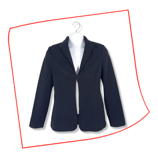 Blazer | Women Extra Small Size 8 Elegant Black