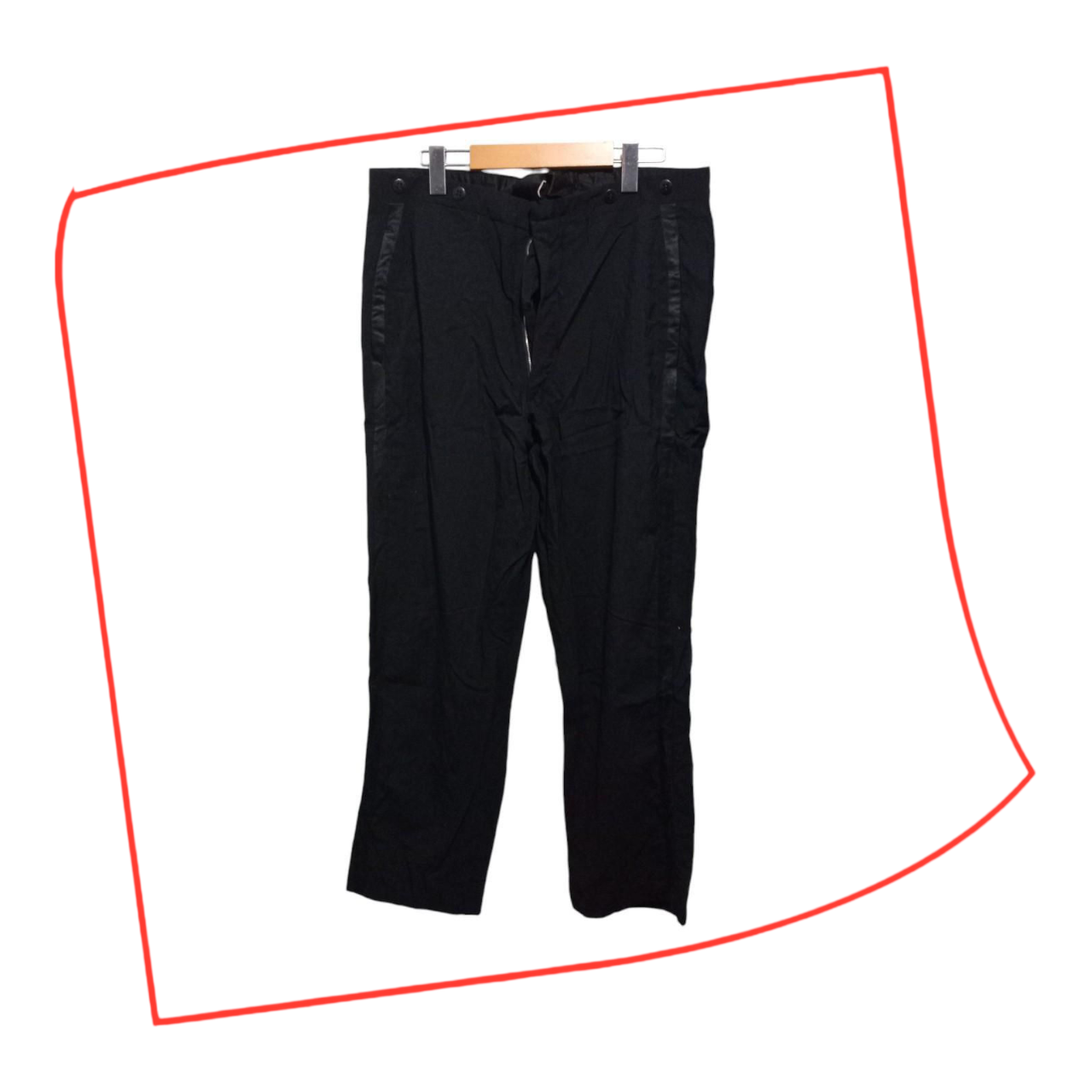 Trousers | Men Medium Black Relaxed Fit With Side Stripes