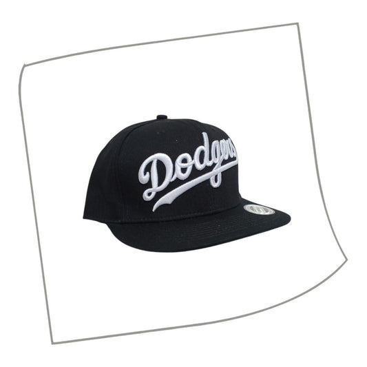 Headgear | LA Dodgers Unique Black & White Snapback Cap