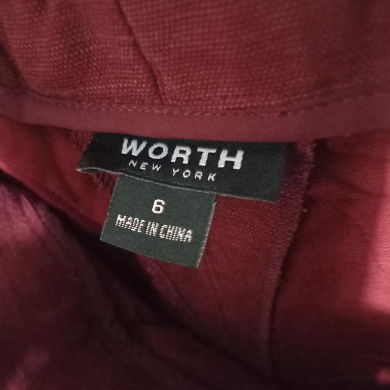 Trousers | Women US Size 6 Burgundy Square Pants