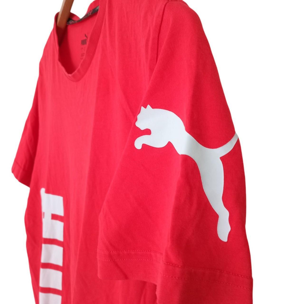 T-shirt | Unisex Men Small Red Puma