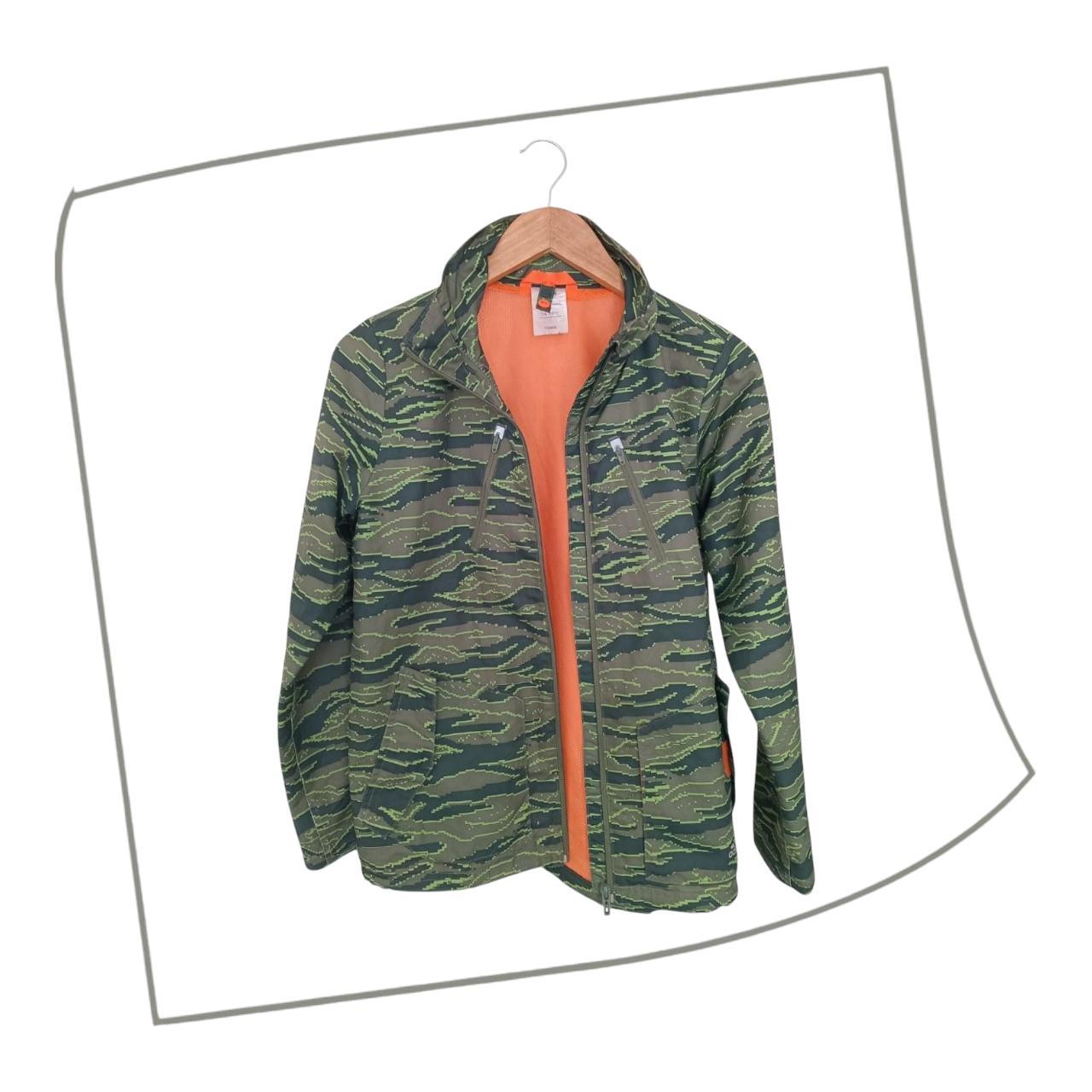 Jacket | Women UK10 Adidas Camo Reversible Jacket - Military Print with Orange Lining