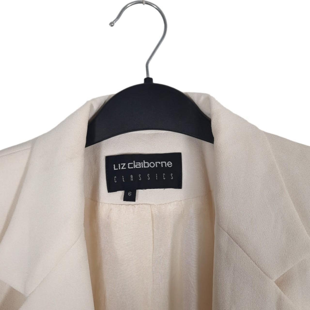 Blazer | Women Medium Size 12 Vintage White Blouse