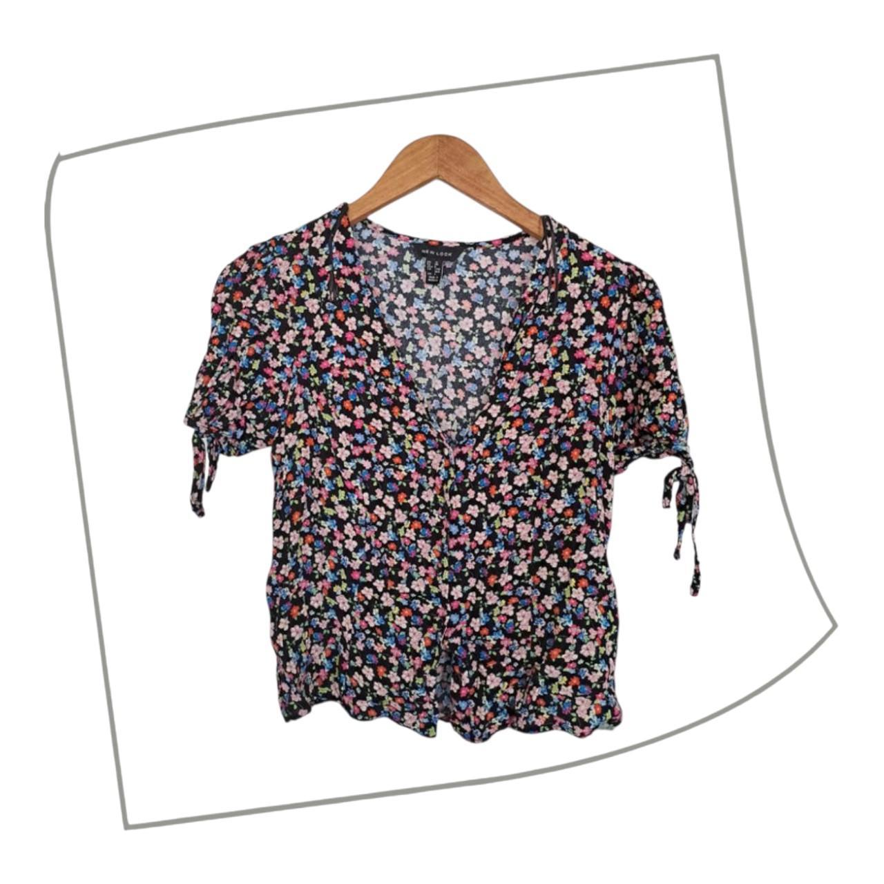 Blouse | Women UK10 Floral Button Up Blouse