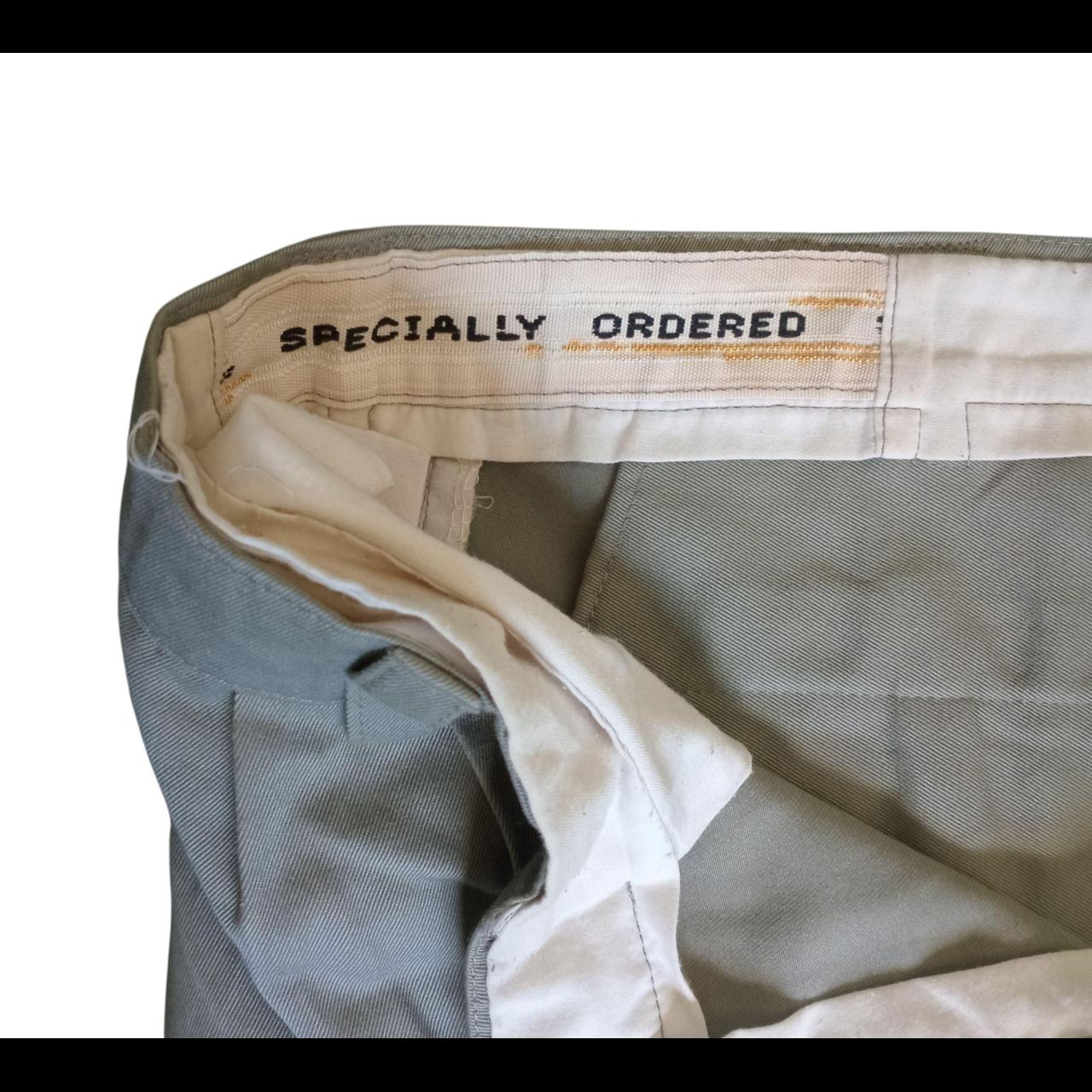 Trousers | Men’s XL Light Green / Grey Baggy Slacks