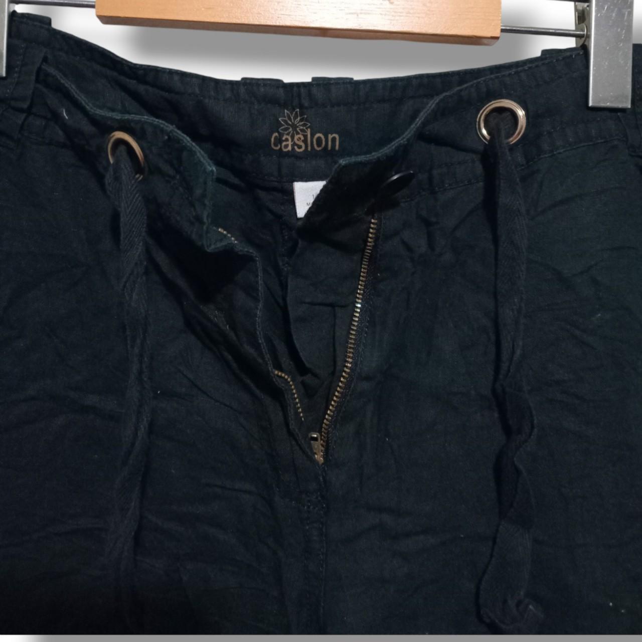 Capri | Women Large UK16 Black With Adjustable Hem