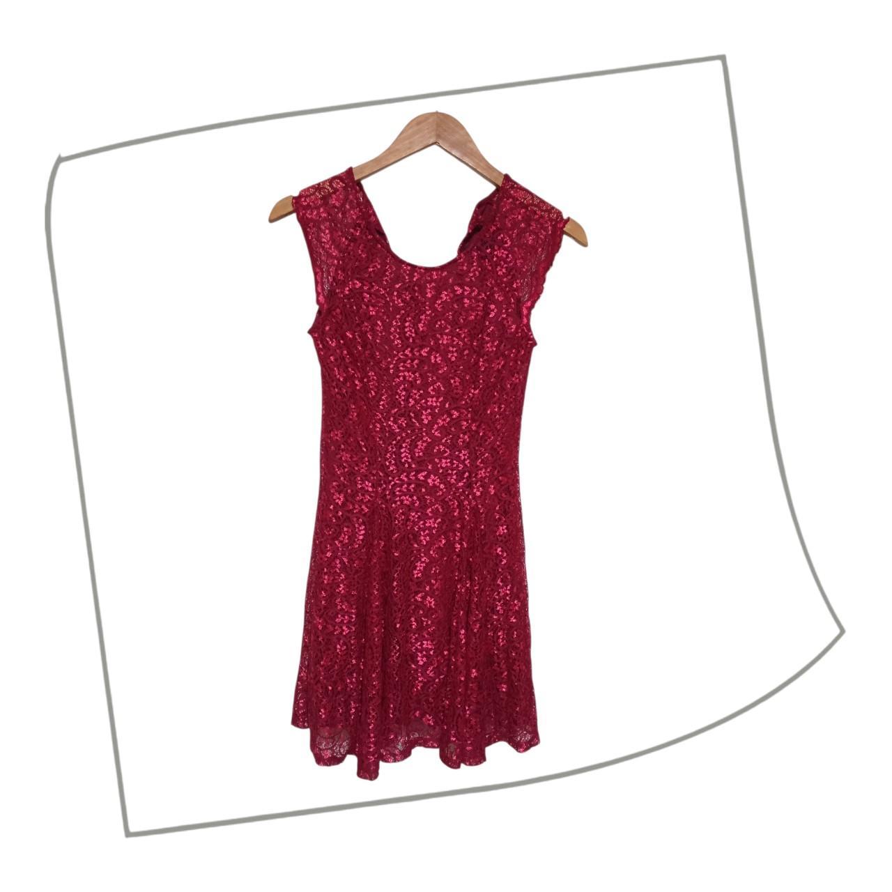 Dress | Women XS Red Super Mini Dress Stretch Bodycon Style