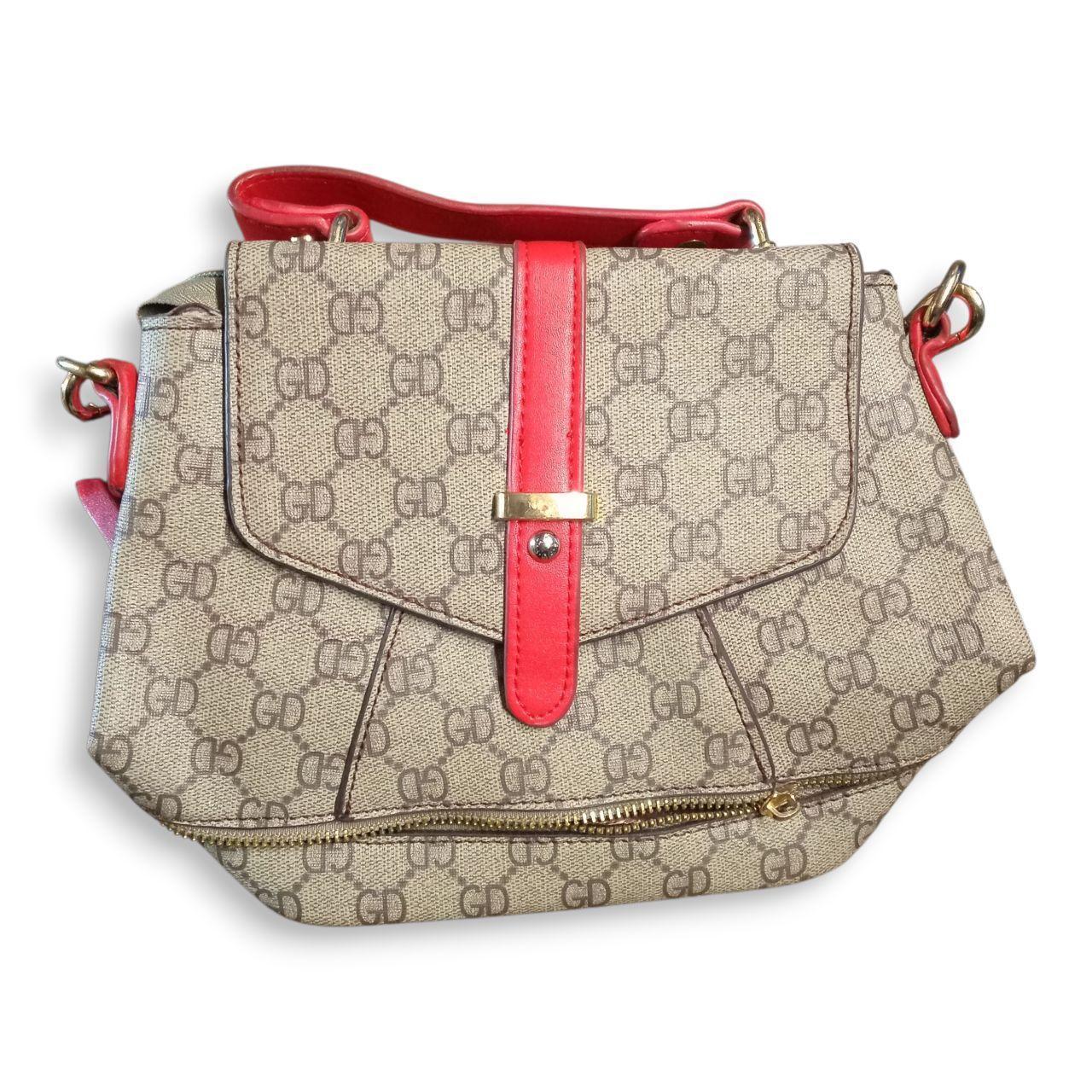 Bag | Women Classic Diamond Pattern Brown Handbag Slingbag