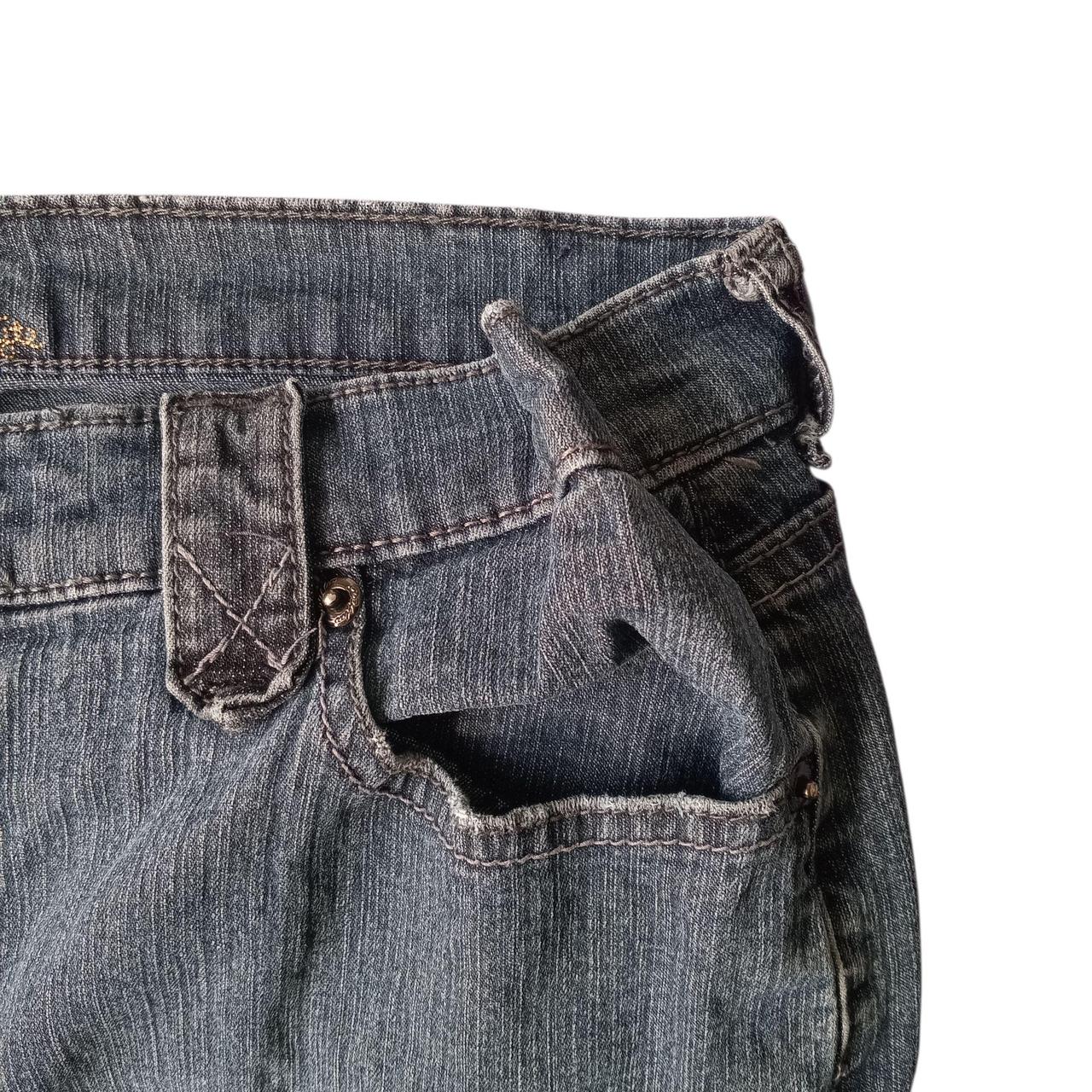 Shorts | Women Small Petite Dark Wash Denim Capri Jeans with Stretch