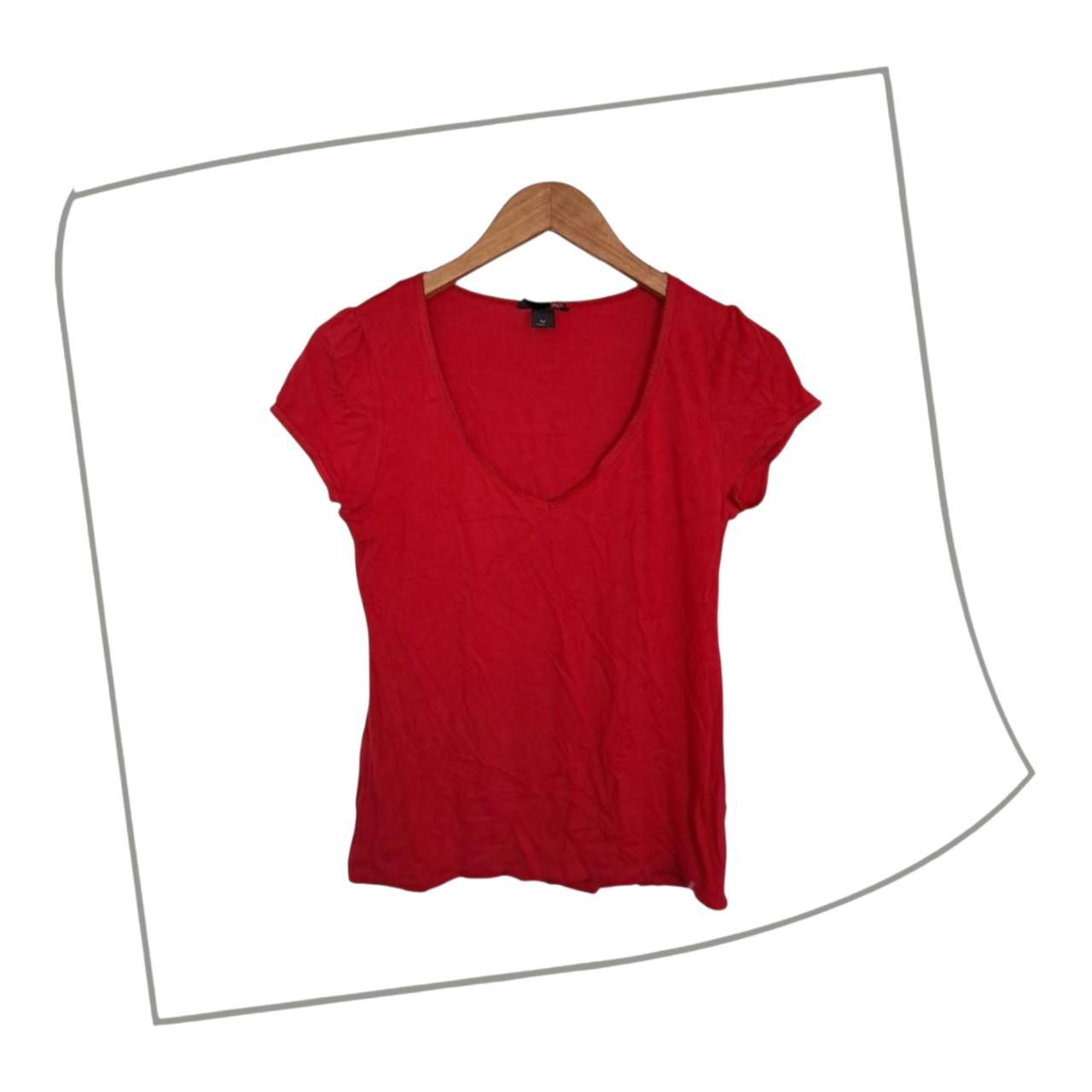 T-shirt | Women Medium H&M Red Top